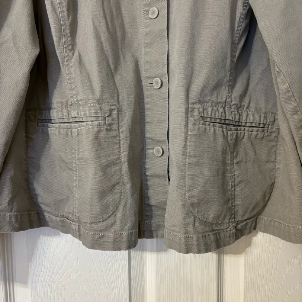 Eileen Fisher Button Up Jacket, plus size 1X - Picture 6 of 14